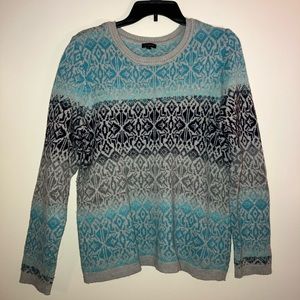 Talbots large sweater Christmas winter holiday EUC